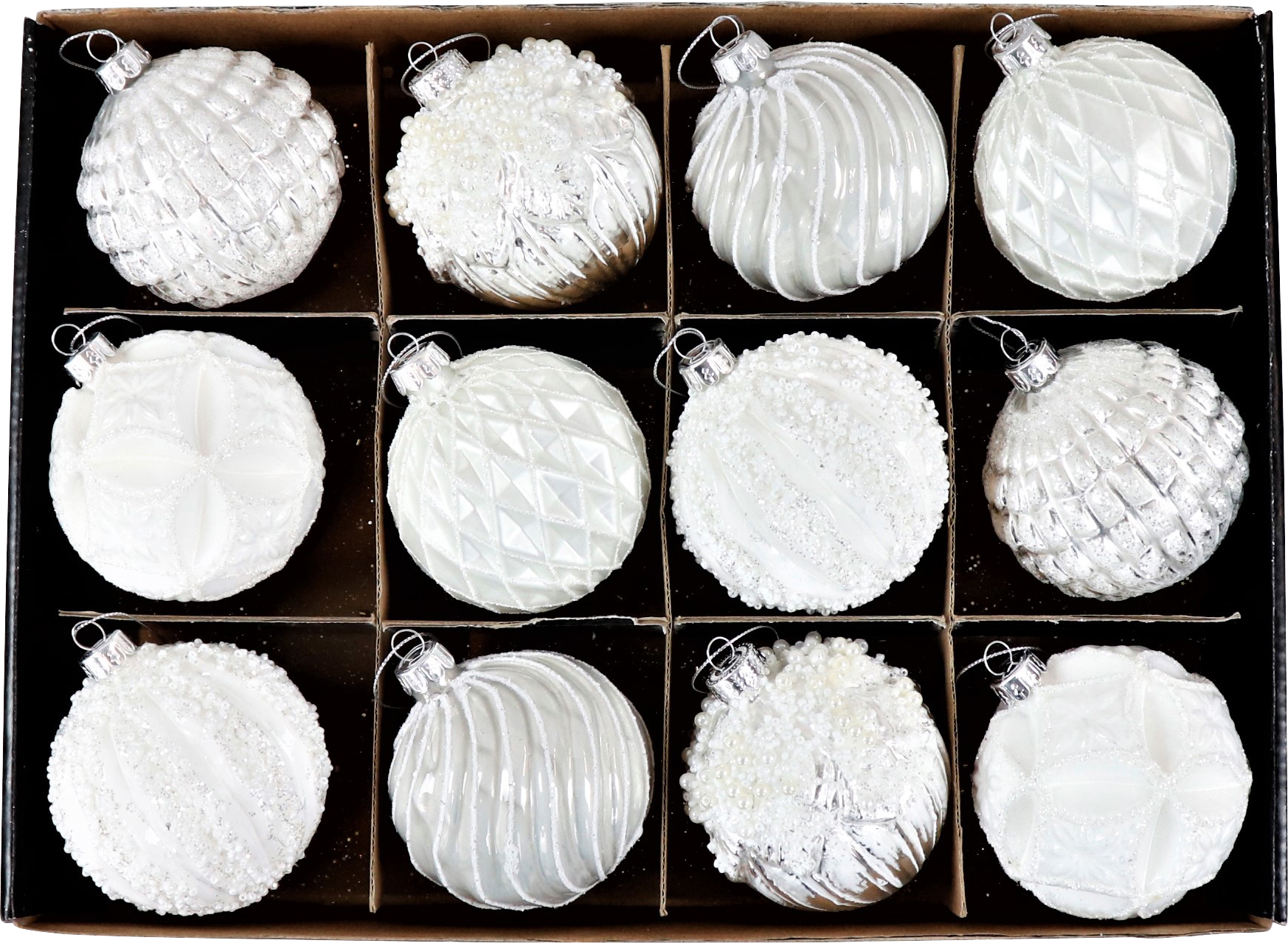 8266 ESPOSITORE  PALLE DI VETRO  12PZ