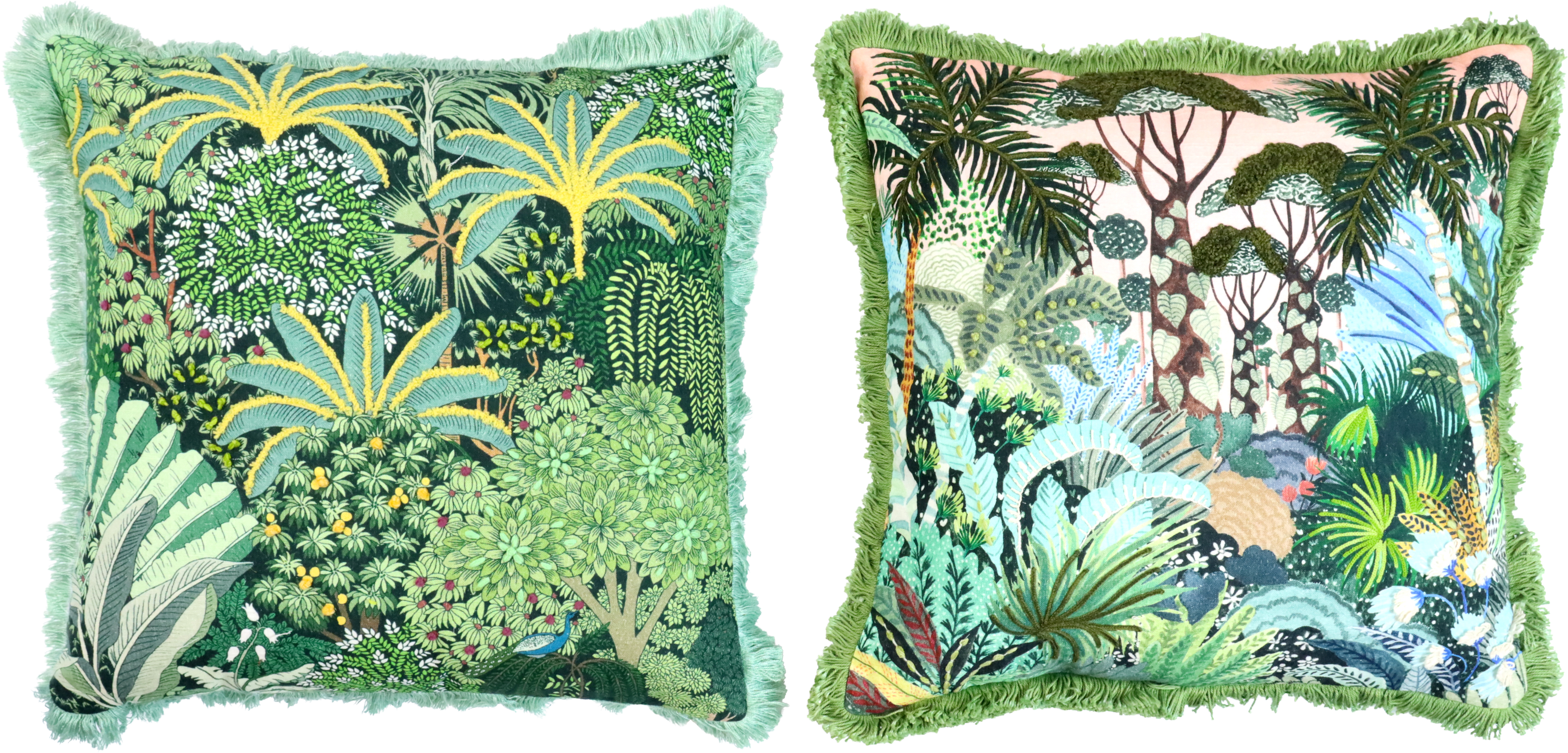 8469 HOUSSES COUSSIN EMERALD 45X45 2P