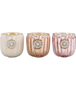 8646 TEALIGHT JUWEL  S/3