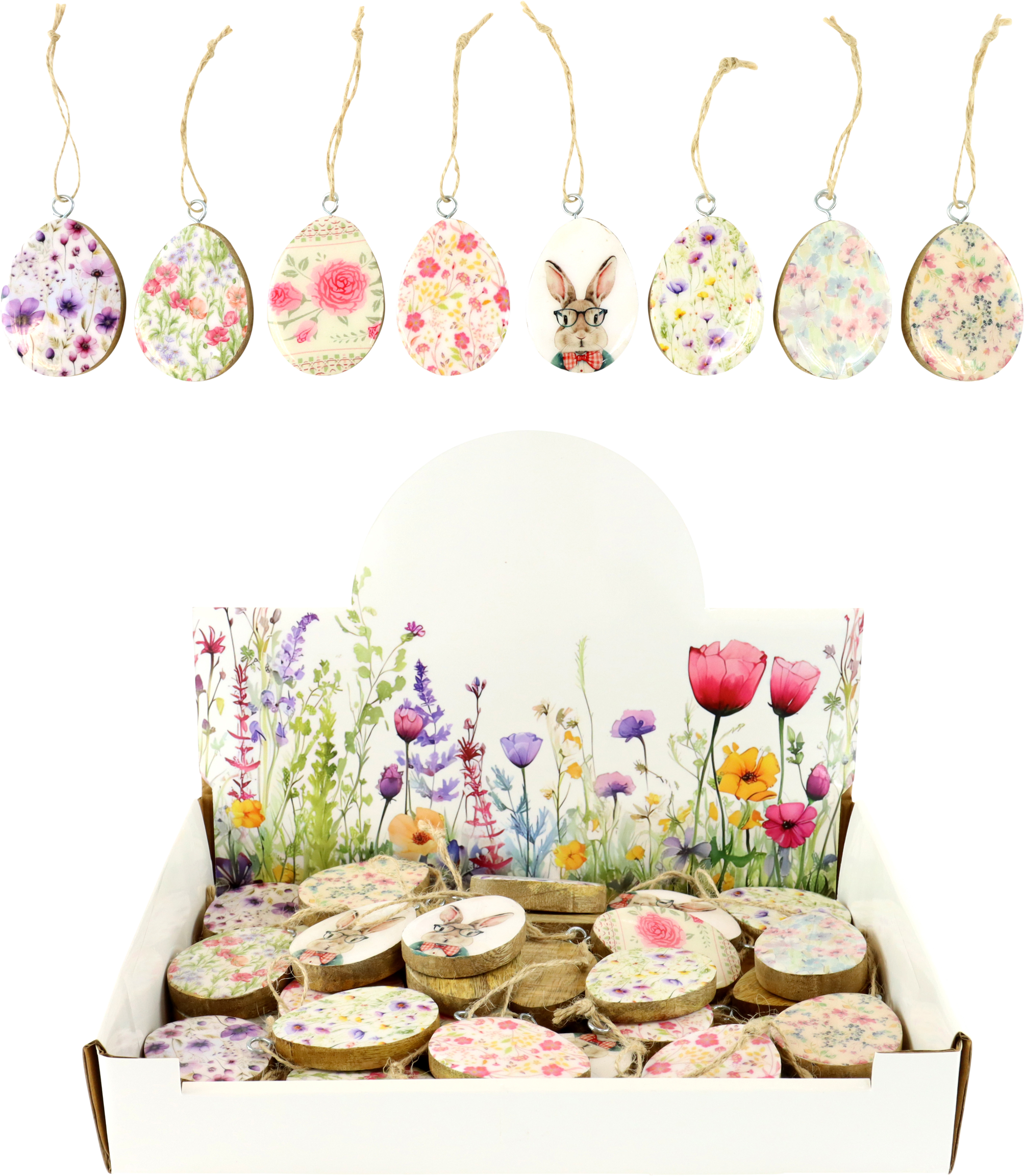 8810 DISPLAYBOX FLOWER-EGGS  S/40