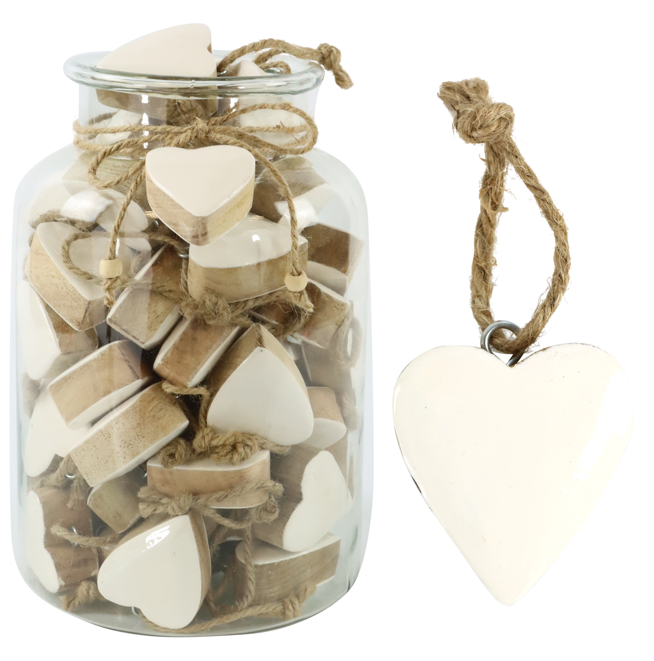 8867 GLASS WITH HEARTHANGERs WEISS  S/61