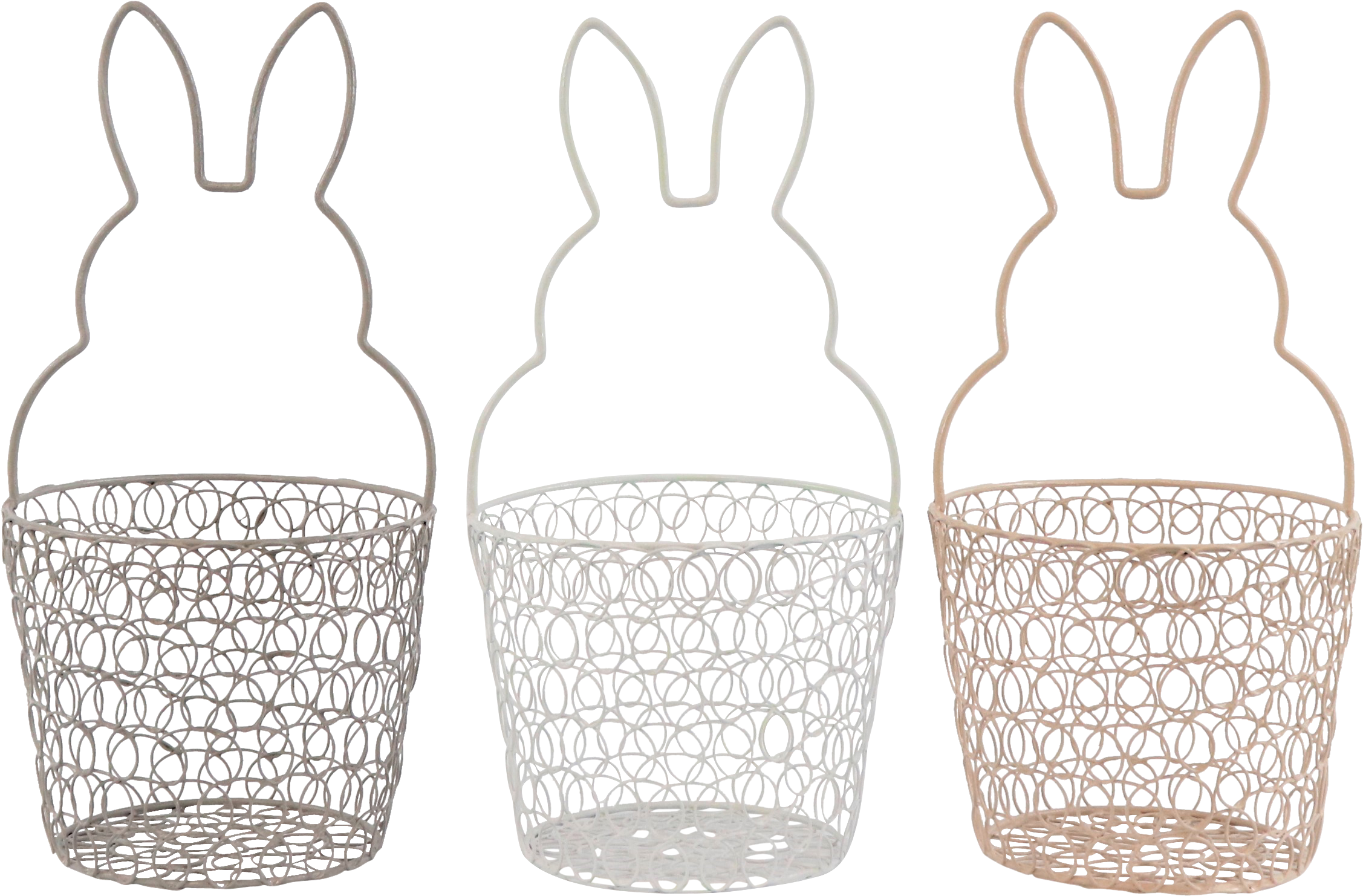 9021 DRAHTKÖRBE HASE  S/3