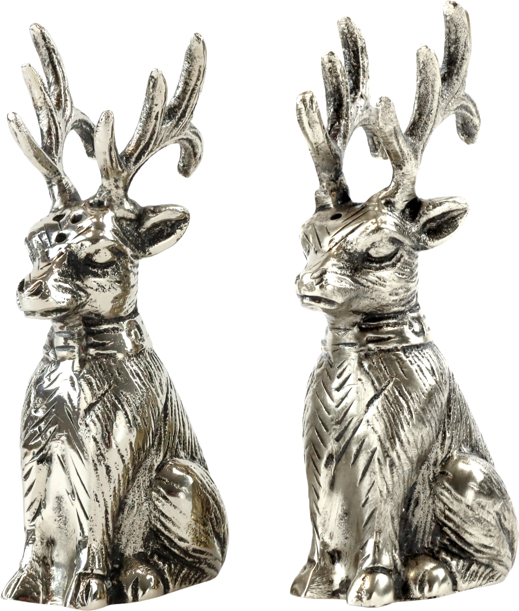 9194 SALT-PEPPER DEER  S/2