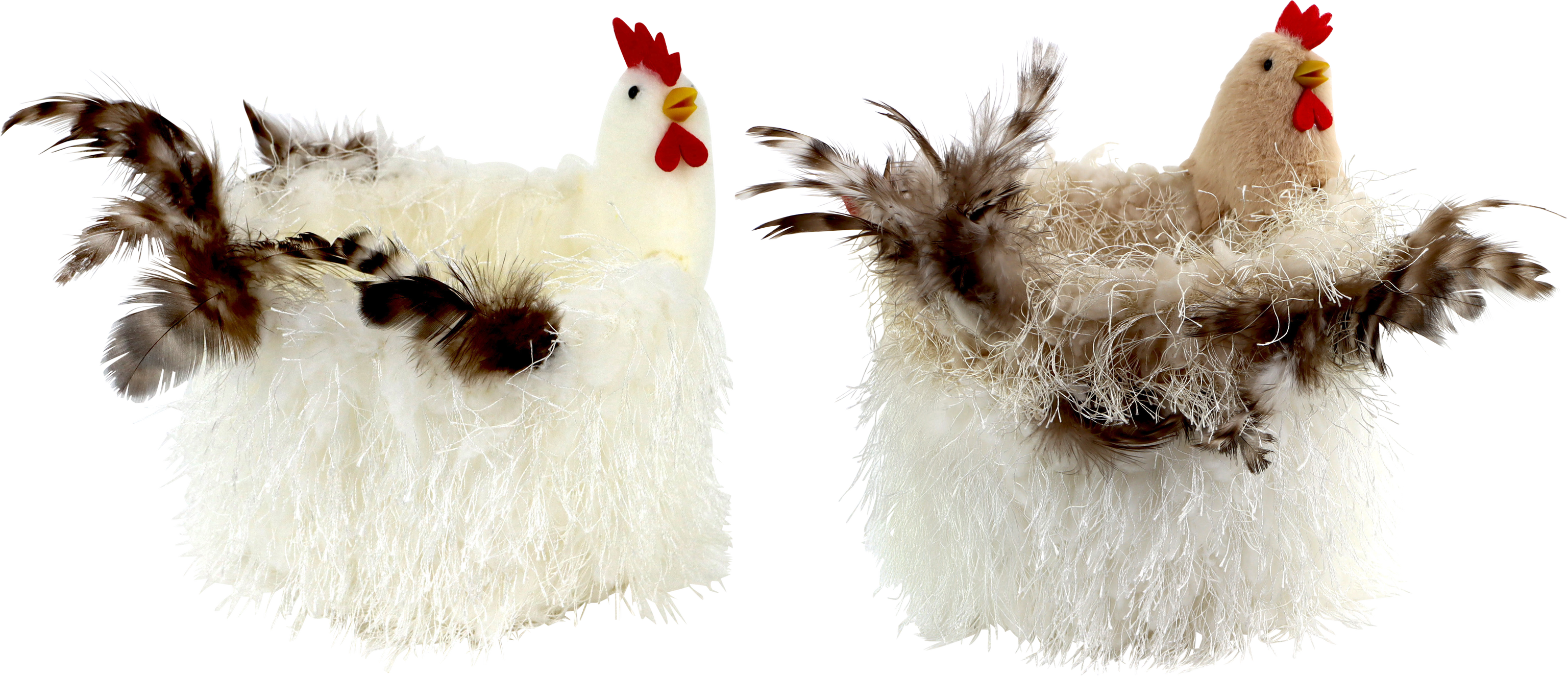 9464 HUHNKÖRBE COTTAGE CHICKEN  S/2