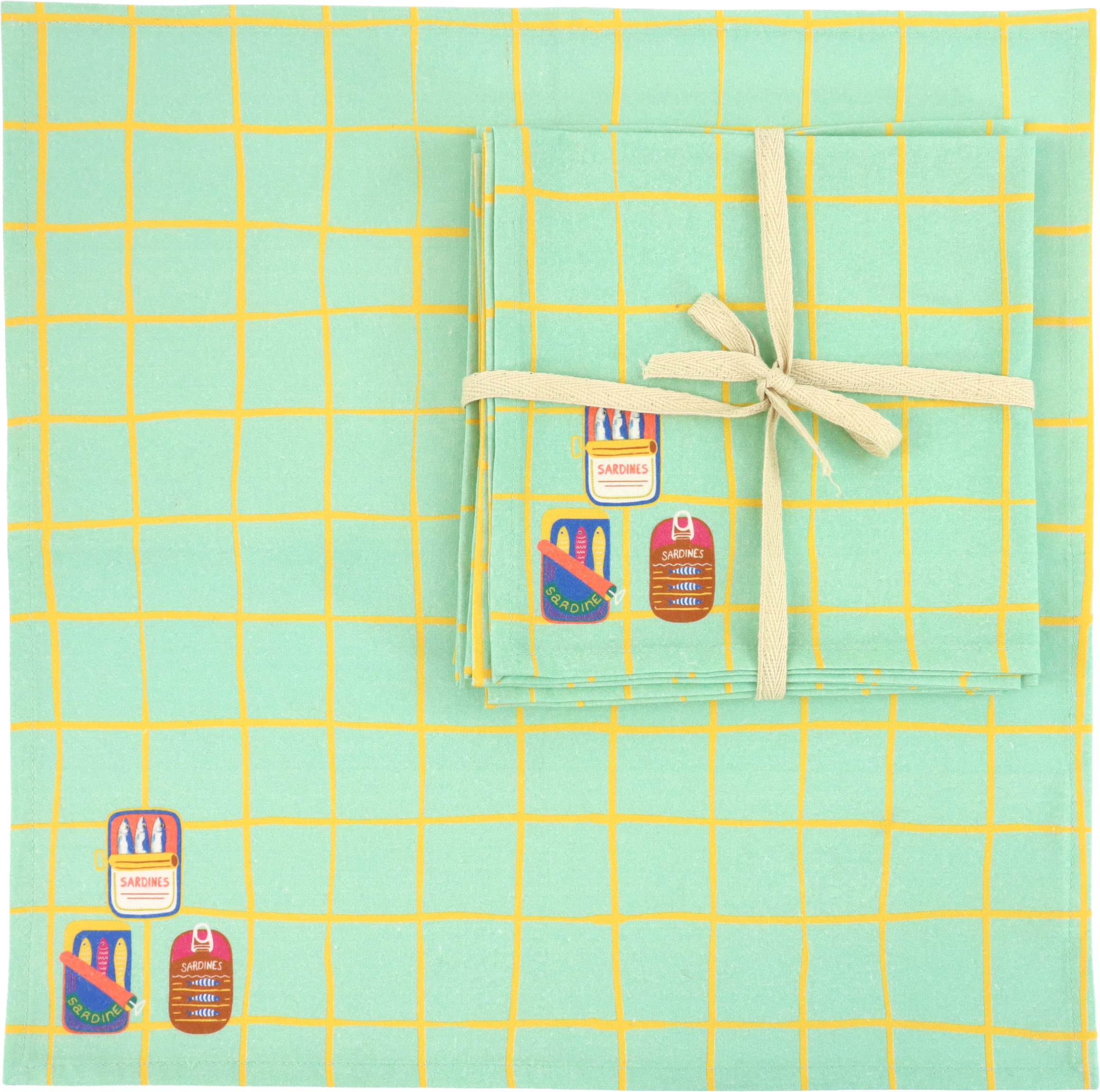 9557 SERVIETTES FISHY FRIENDS  4P