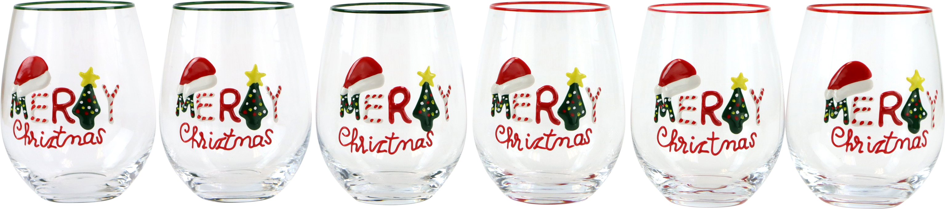 9634 VERRES MERRY CHRISTMAS  6P
