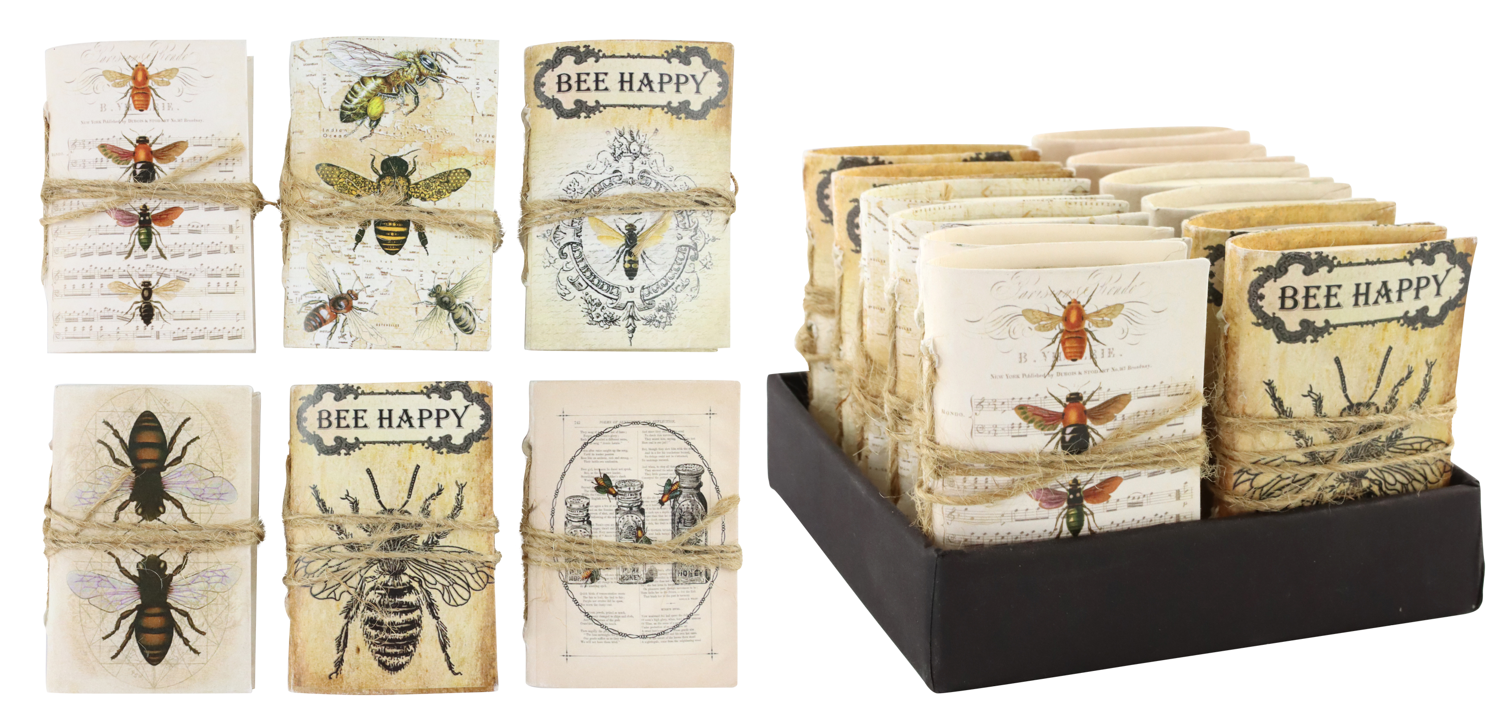 9649 MINI-LIVRES BEE HAPPY  12P