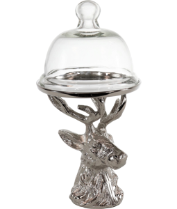 9799 DEER WITH GLASS DOME
